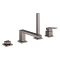 Grohe Roman Tub Filler With Personal Hand Shower, Gray 19897A01